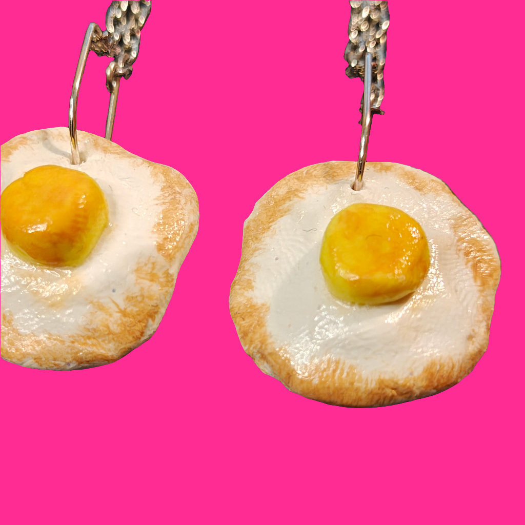 Fauna Fried Egg Earrings