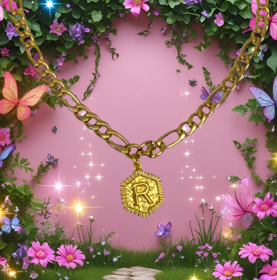 Letter Choker Necklace