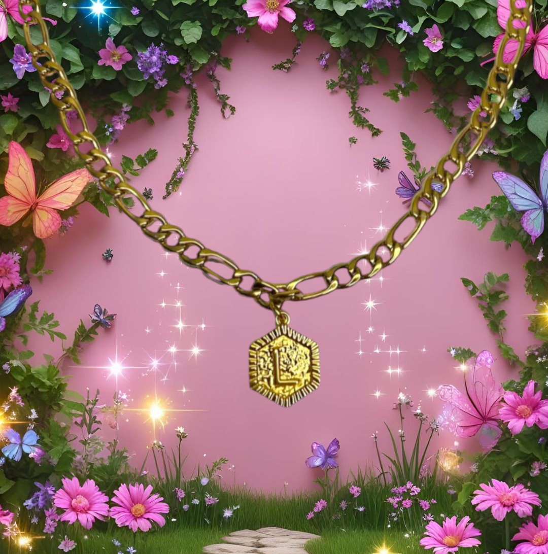 Letter Choker Necklace
