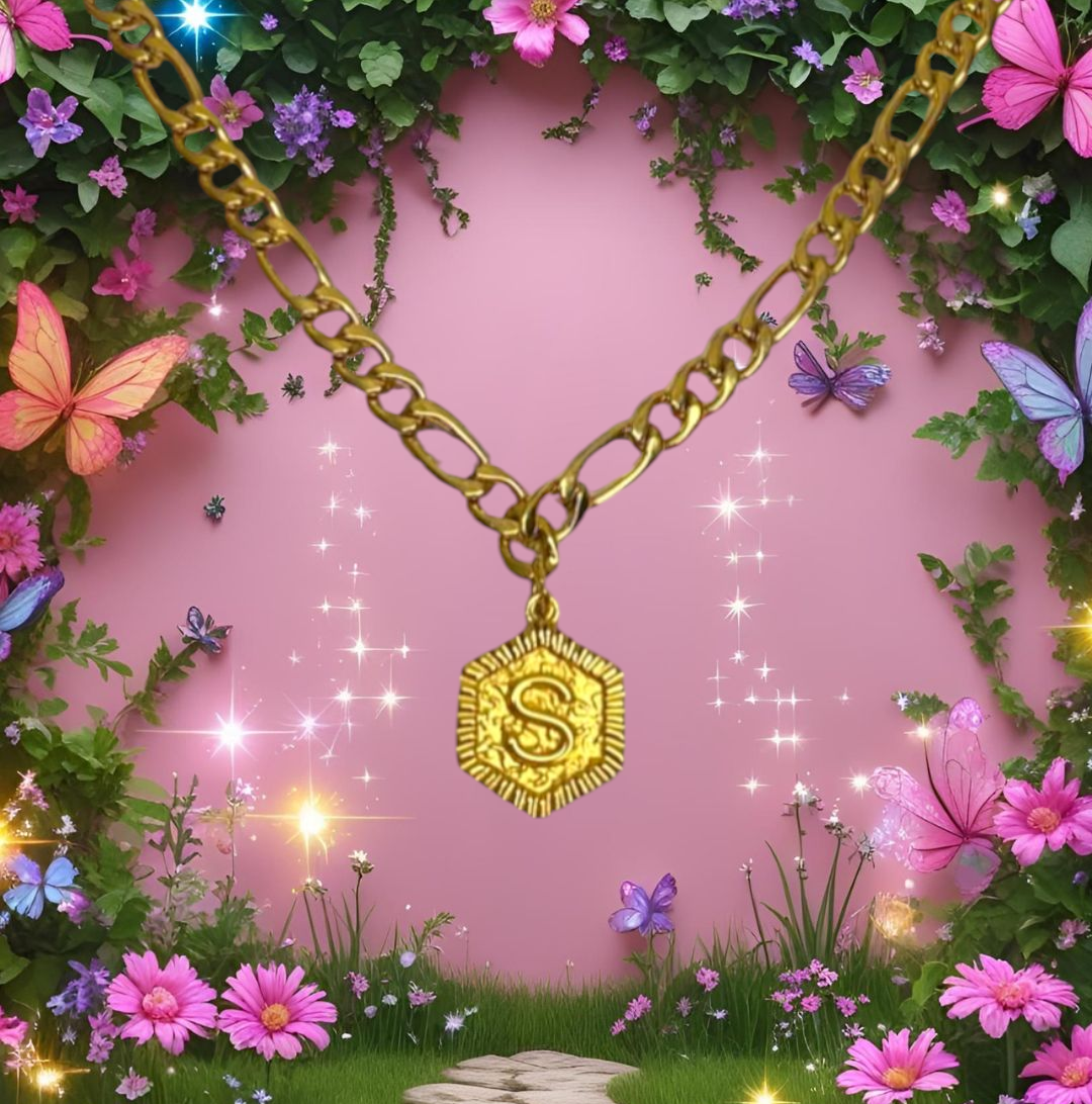 Letter Choker Necklace