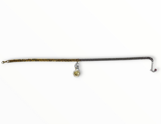Aaliyah Sun & Moon Chocker Necklace