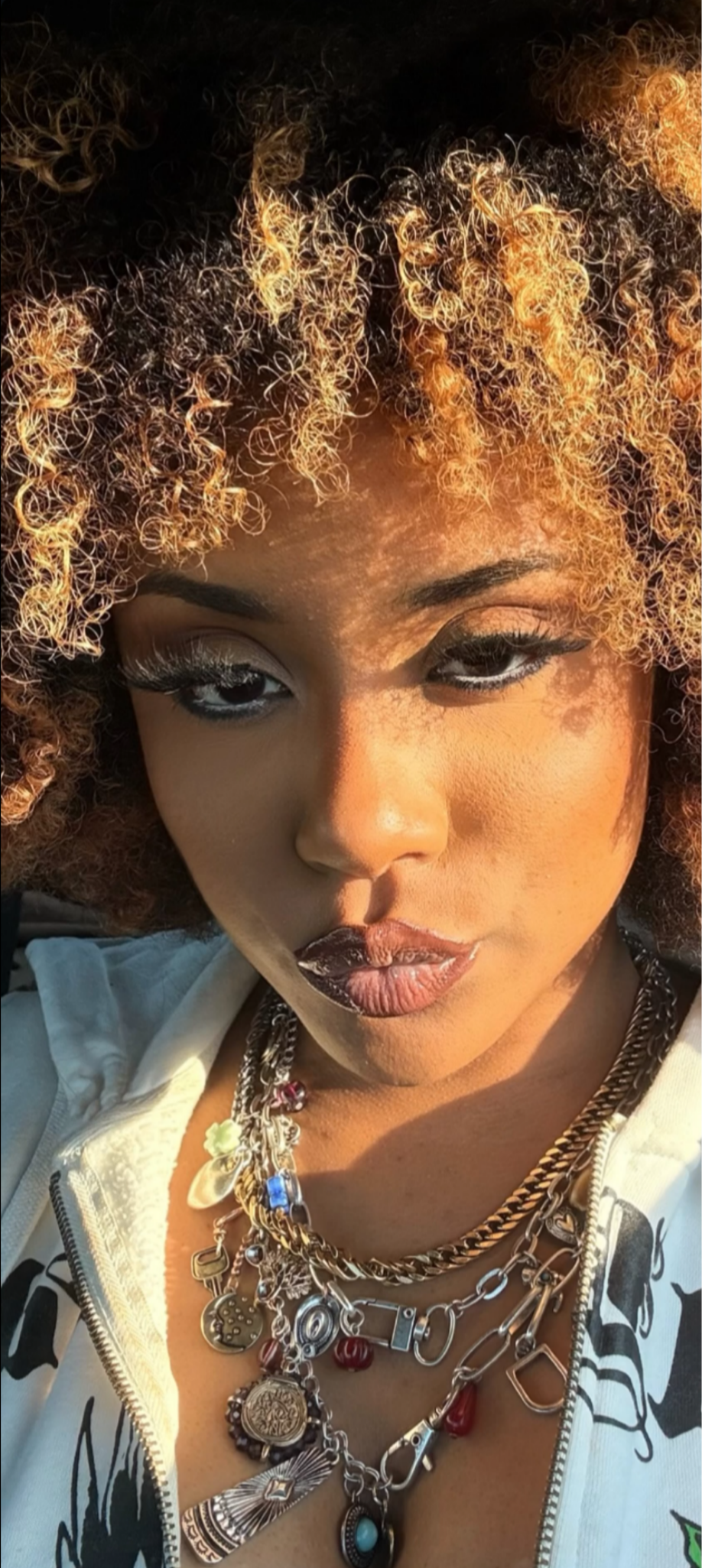 Aaliyah Sun & Moon Chocker Necklace