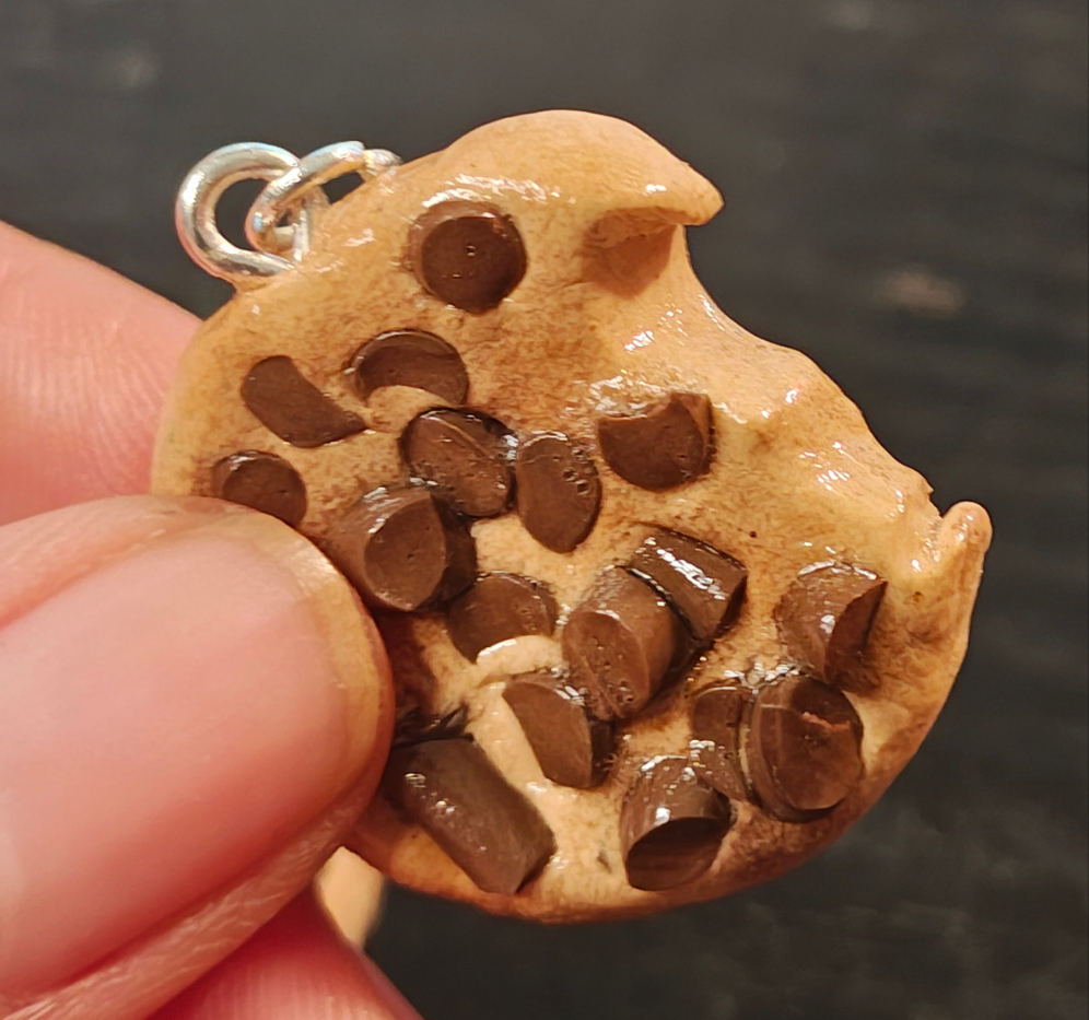 Gluten Free Chocolate Chunk Bitten Cookie Earrings