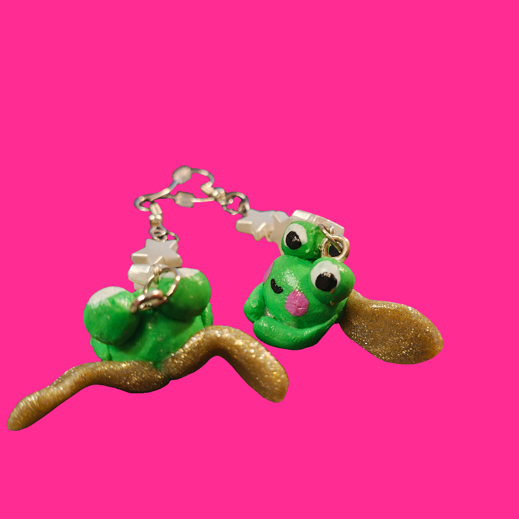 Freya Frog Earrings