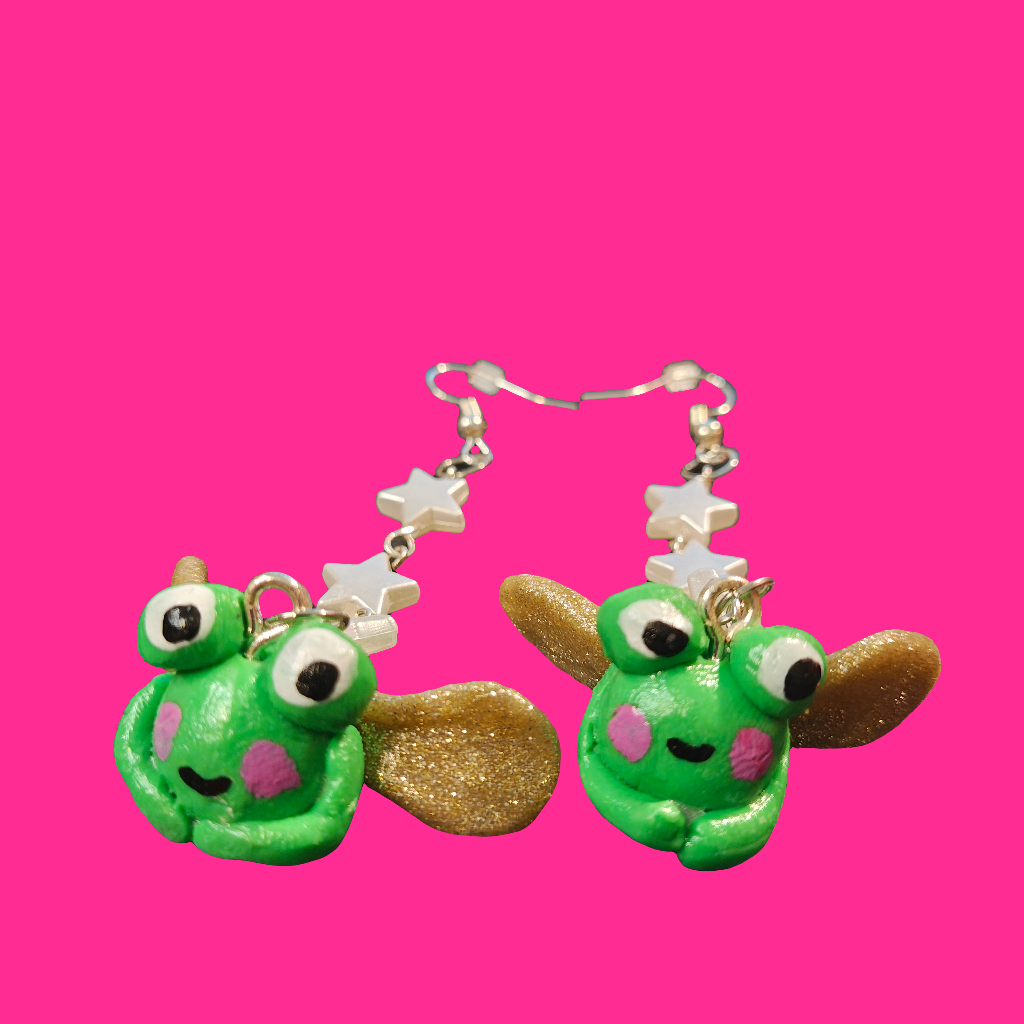 Freya Frog Earrings