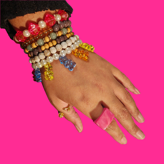 Brooklyn Gummy Bear Pearl Bracelet