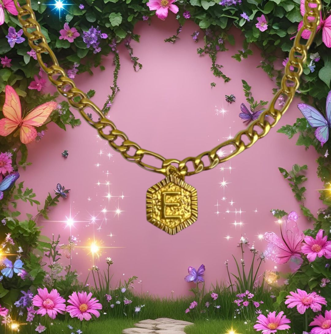 Letter Choker Necklace