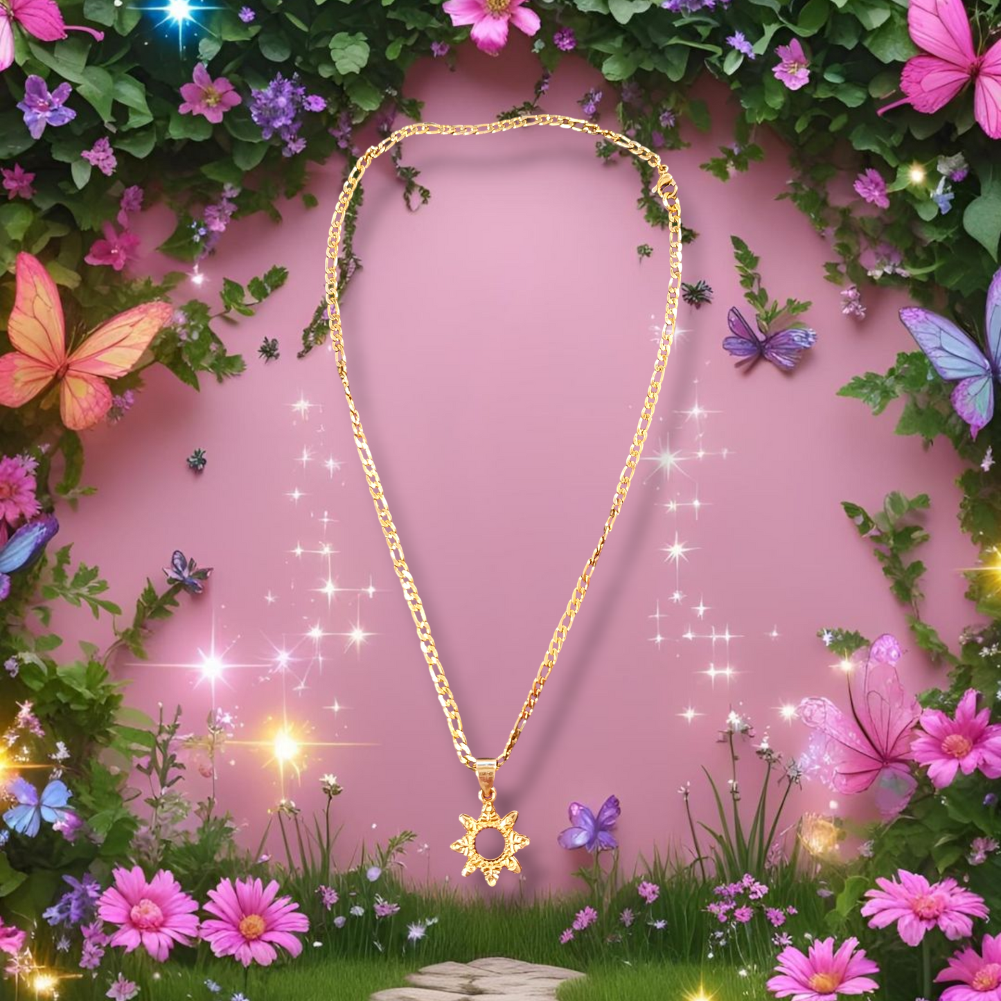 Aura Sun Necklace
