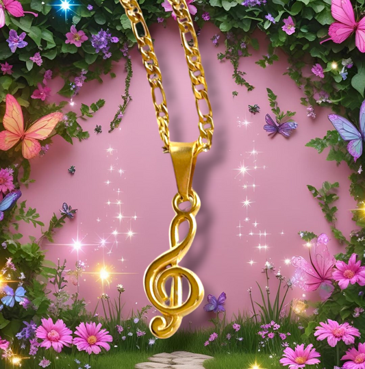 Music Note Necklace