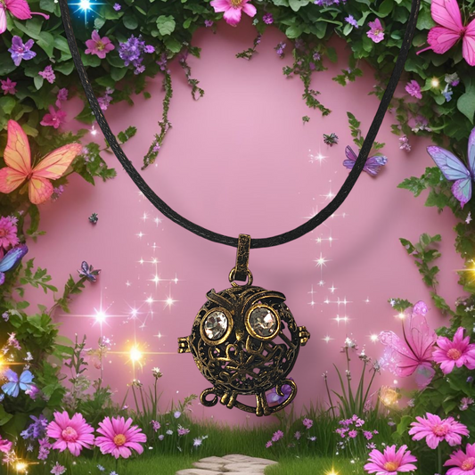 Mysterious Owl Adjustable Necklace
