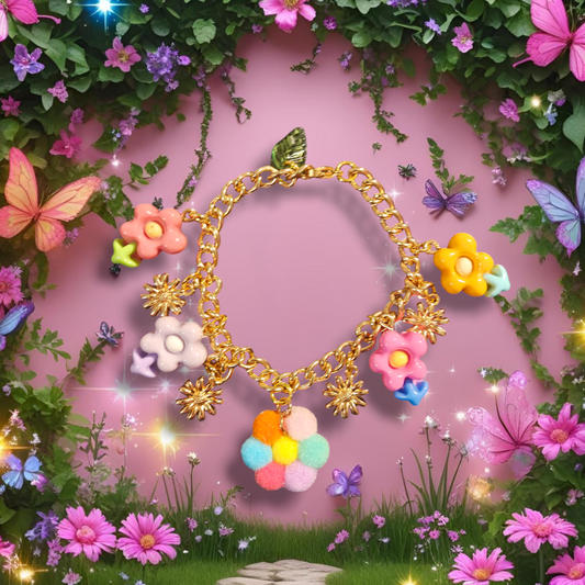 Zaliyah Floral Charm Bracelet (3 designs)