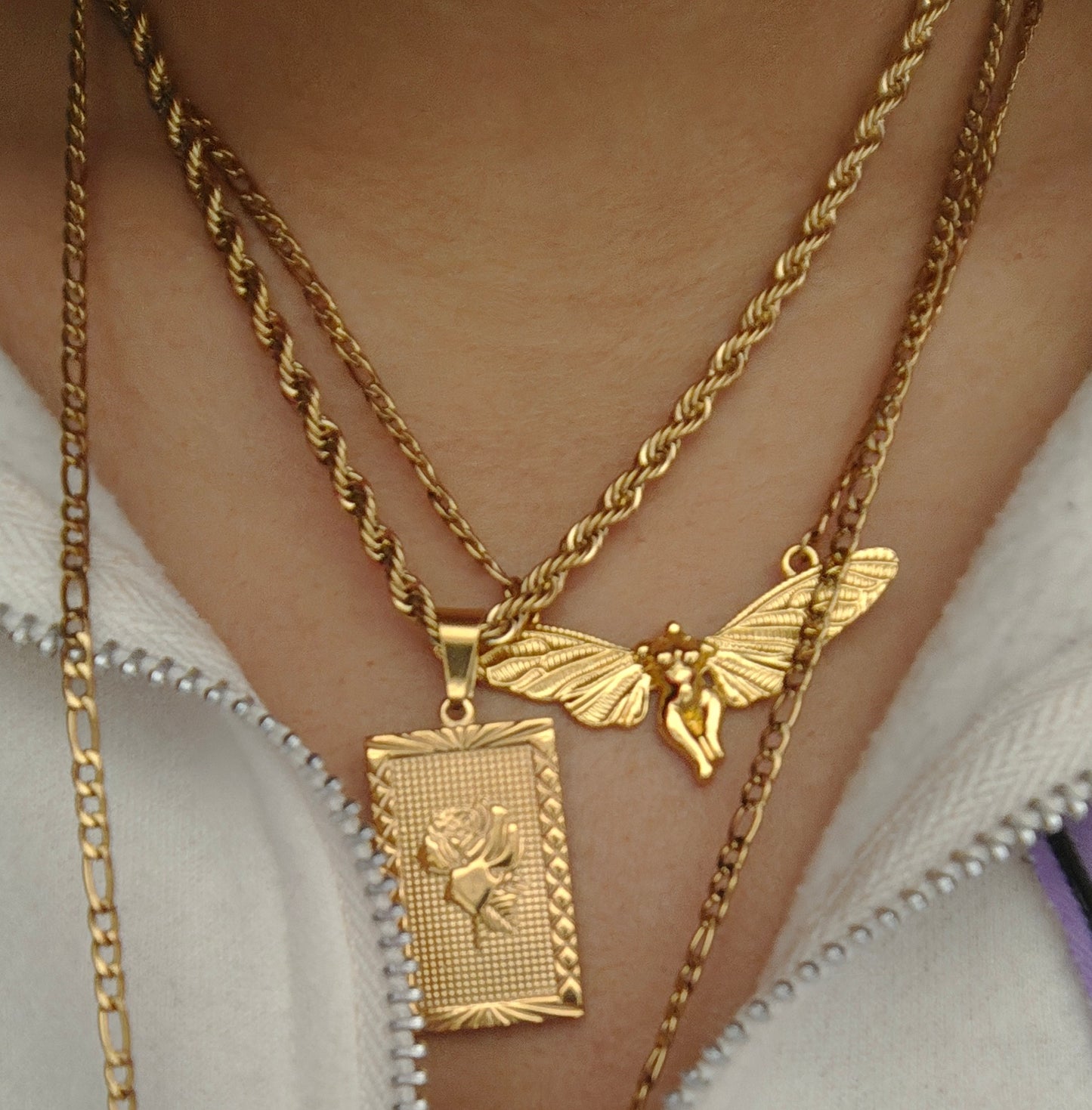 Rose Babe Necklace