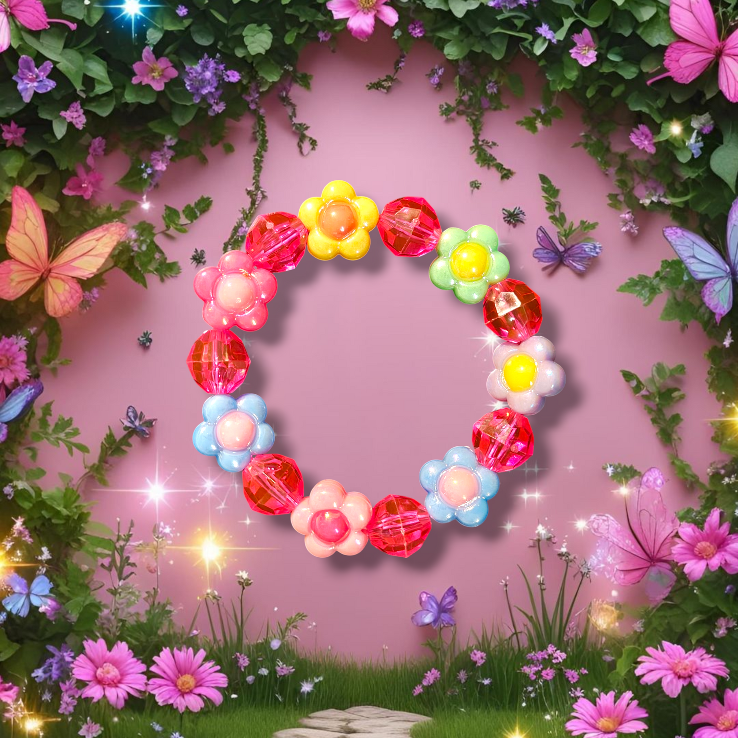 Aunika Flower Child Beaded Bracelet