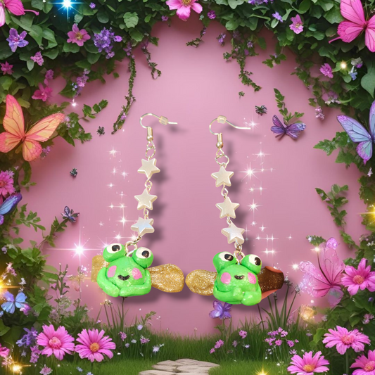 Freya Frog Earrings