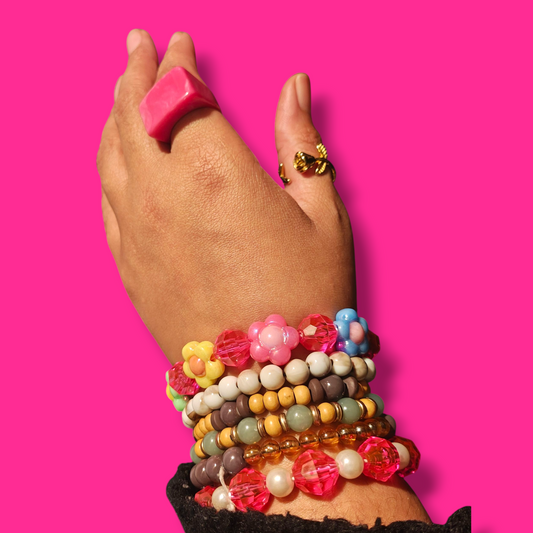 Aunika Flower Child Beaded Bracelet